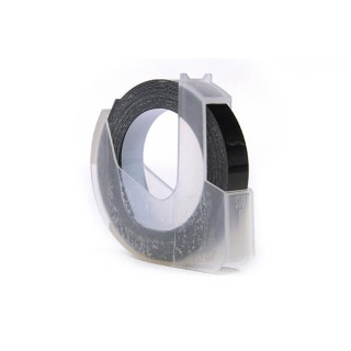 Ribbon 3D JetWorld Replacement Dymo Białe to Blackm (do wytłaczania, emboss) 9mm x 3m (S0898130) 