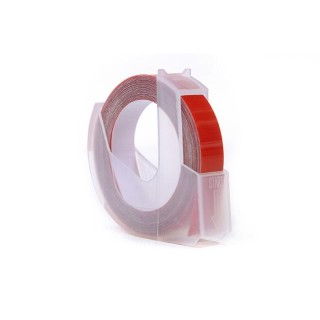 Ribbon 3D JetWorld Replacement Dymo Biały to Czerwonym (do wytłaczania, emboss) 9mm x 3m (S0898150) (10 pcs.) 