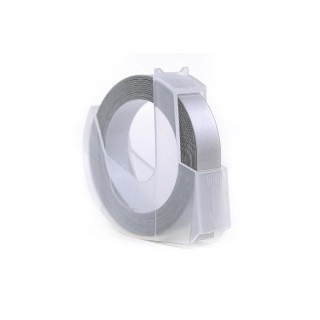 Ribbon 3D JetWorld Replacement Dymo Biały to Srebrnym (do wytłaczania, emboss) 9mm x 3m (S0898110) (10 pcs.) 