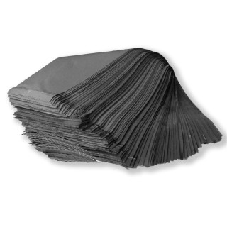 Foil bag black 28cm/47cm 