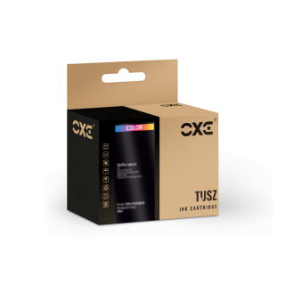 Ink- OXE Tri-Color HP 302XL  remanufactured (indicates the ink level) F6U67AE 