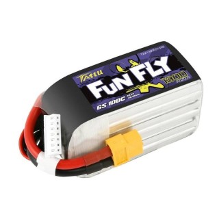 Battery Tattu Funfly 1300mAh 22,2V 100C 6S1P XT60