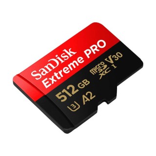 Memory card SANDISK EXTREME PRO microSDXC 512GB 200/140 MB/s UHS-I U3 (SDSQXCD-512G-GN6MA)