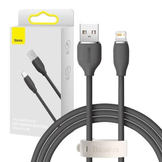 Baseus Jelly  cable USB to Lightning, 2,4A, 1,2m (black)