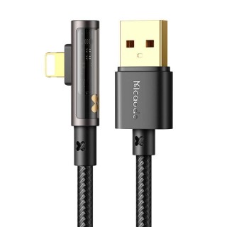 USB to lightning prism 90 degree cable Mcdodo CA-3511, 1.8m (black)