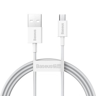 Baseus Superior Series Cable USB to micro USB, 2A, 1m (white)