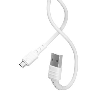Cable USB Micro Remax Zeron, 1m, 2.4A (white)