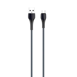 LDNIO LS521 1m USB - Micro USB Cable (Grey-Blue)