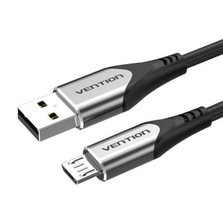 Cable USB 2.0 A to Micro USB Vention COAHG 3A 1,5m gray