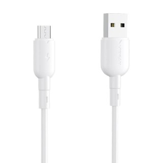 USB to Micro USB cable VFAN Colorful X11, 3A, 1m (white)