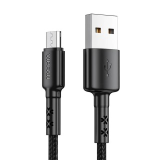 USB to Micro USB cable VFAN X02, 3A, 1.2m (black)