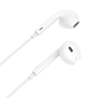 Wired in-ear headphones VFAN M14, USB-C, 1.1m (white)