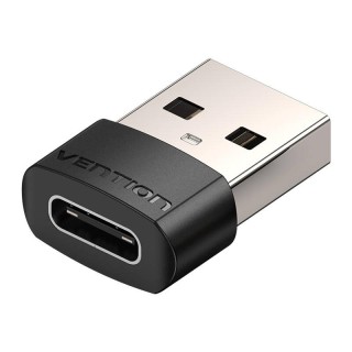 Adapter USB 2.0 Male to USB-C Female Vention CDWB0 Black