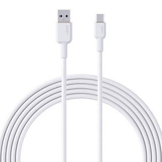 Cable Aukey CB-NAC1 USB-A to USB-C 1m (white)
