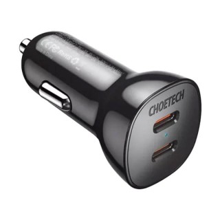 Car charger Choetech TC0008 40W 2x USB-C