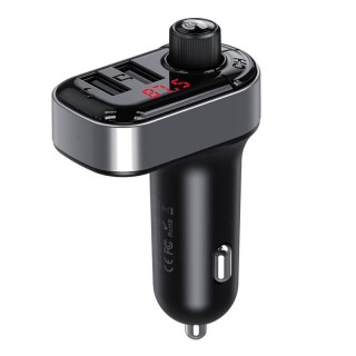 Car charger XO Smart Bluetooth TZ08 MP3 + 5v3.1A 15W (black)