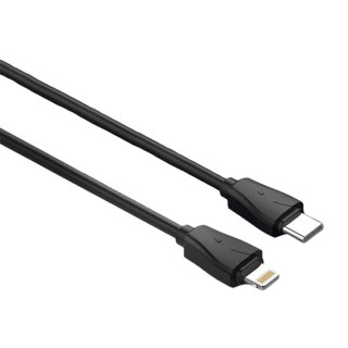 LDNIO C510Q USB, USB-C Car charger + USB-C - Lightning cable
