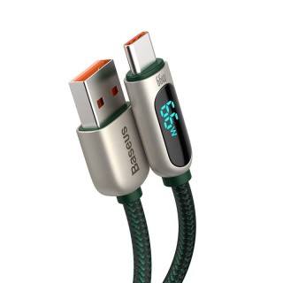 Baseus Display Cable USB to Type-C, 66W, 2m (green)