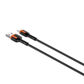 LDNIO LS531, 1m  USB - USB-C Cable (Grey-Orange)