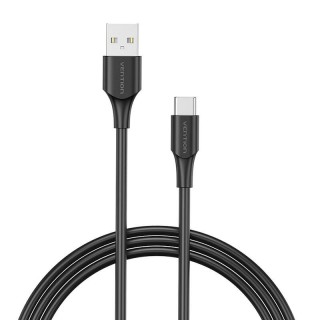 USB 2.0 A to USB-C Cable Vention CTHBF 3A 1m Black
