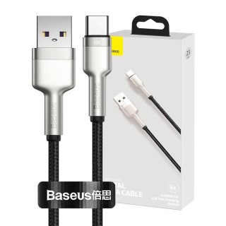 USB cable for USB-C Baseus Cafule, 66W, 0.25m (black)