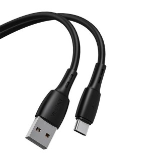 USB to USB-C cable VFAN Racing X05, 3A, 2m (black)