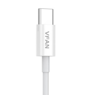 USB to USB-C cable Vipfan X03, 3A, 1m (white)