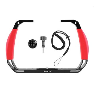 Underwater Diving Rig PULUZ for Action Cameras (Red)
