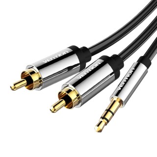 Cable Audio 3.5mm to 2x RCA Vention BCFBI 3m Black