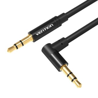 Cable Audio AUX 3.5mm to 90° 3,5mm Vention BAKBF-T 1m Black