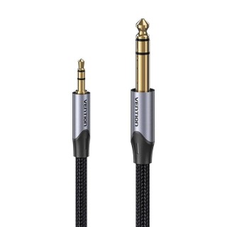 Cable Audio 3.5mm TRS to 6.35mm Vention BAUHJ 5m Gray