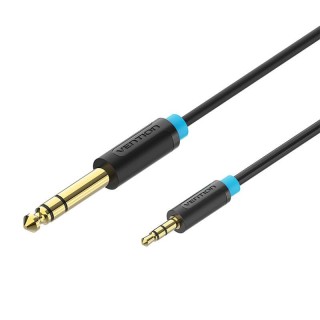 Audio Cable TRS 3.5mm to 6.35mm Vention BABBD 0,5m, Black
