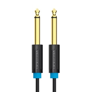 Audio Cable TS 6.35mm Vention BAABG 1,5m (black)