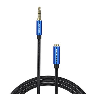 Cable Audio TRRS 3.5mm Male to 3.5mm Female Vention BHCLG 1,5m Blue