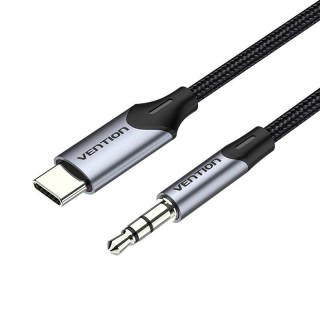 Cable Audio USB-C to 3,5mm mini jack 1m black