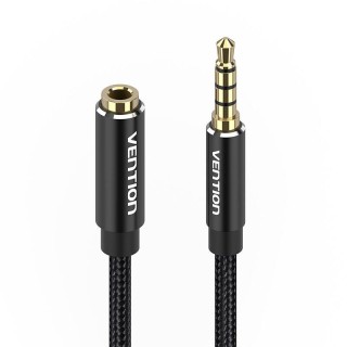Cable Audio TRRS 3.5mm Male to 3.5mm Female Vention BHCBH 2m Black