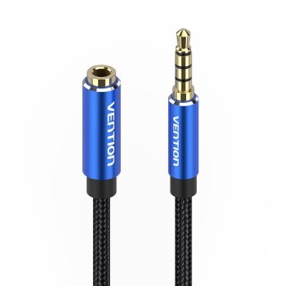 Cable Audio TRRS 3.5mm Male to 3.5mm Female Vention BHCLH 2m Blue
