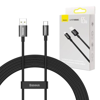 Baseus Superior Series Cable USB to USB-C, 65W, PD, 2m (black)