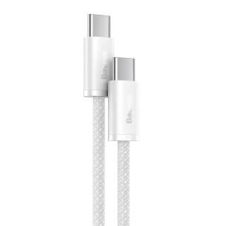 Cable USB-C to USB-C Baseus, 100W, 2m (white)