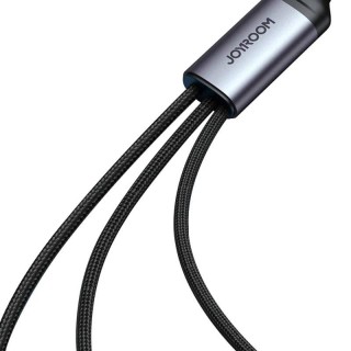 Cable Speedy  USB Joyroom SA21-1T3, 3 in 1/ 100W/Cable 1.2m (black)