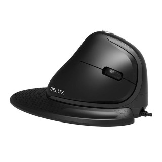 Wire Vertical Mouse Delux M618XSU 4000DPI RGB