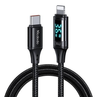 Cable Mcdodo CA-1030 USB-C to Lightning, 36W, 1.2m (black)