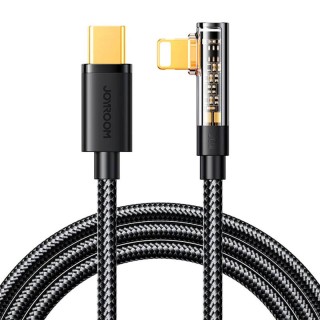 Joyroom S-C Lightning Angle 20W 1.2m USB to USB-C Lightning cable S-CL020A6 (black)