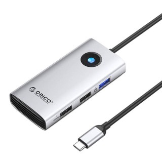Orico USB-C, HDMI, 2xUSB 5-in-1 Docking Station HUB (silver)