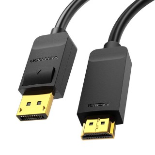 DisplayPort 1.2 to HDMI 1.4 Cable Vention HAGBH 2m, 4K 30Hz (Black)