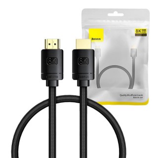HDMI to HDMI Baseus High Definition cable 0.5m, 8K (black)