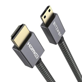 HDMI to HDMI cable, Blitzwolf BW-HDC4, 4K, 1.2m (black)