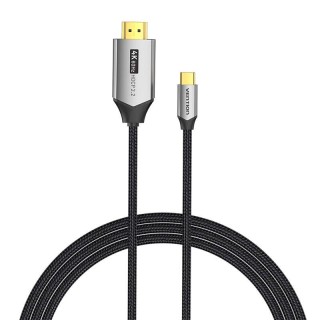 USB-C do HDMI 2.0 Cable Vention CRBBG 1,5m, 4K 60Hz (black)