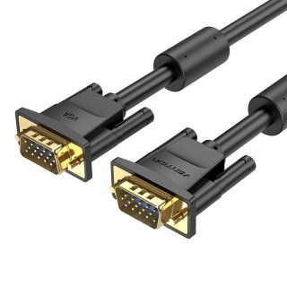 VGA(3+6) Cable with Ferrite Cores Vention DAEBI 3m, 1080P 60Hz (Black)