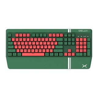 Gaming Keyboard Delux KM17DB (green&red)